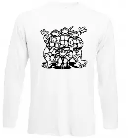 Лонгслів Ninja turtles Чорний фото