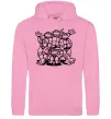 Жіноча толстовка (худі) Черепашки біля люка Рожевий фото