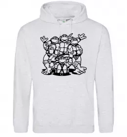 Жіноча толстовка (худі) New York TMNT Чорний фото