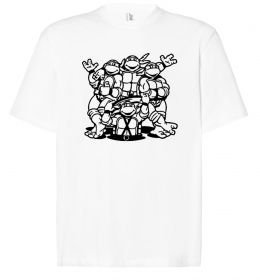 Футболка Оверсайз Черепашки біля люка