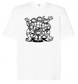 Футболка Оверсайз New York TMNT Чорний фото