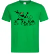 Мужская футболка Олаф та сніговички Зеленый фото