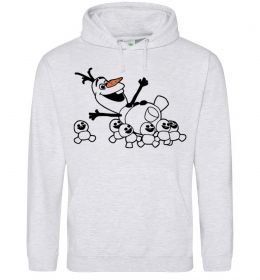 Жіноча толстовка (худі) Олаф та сніговички Жіноча толстовка (худі) Олаф та сніговички