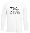 Лонгслив Олаф та сніговички Белый фото