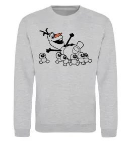 Свитшот Winter family son Белый фото
