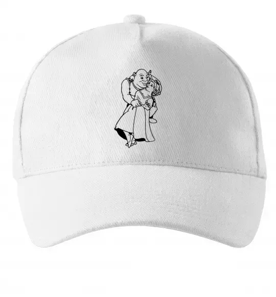 Кепка Шрек і Фіона Білий фото