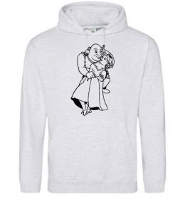 Женская толстовка (худи) Шрек і Фіона