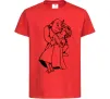 Дитяча футболка Шрек і Фіона Червоний Дитяча футболка Шрек і Фіона Червоний фото