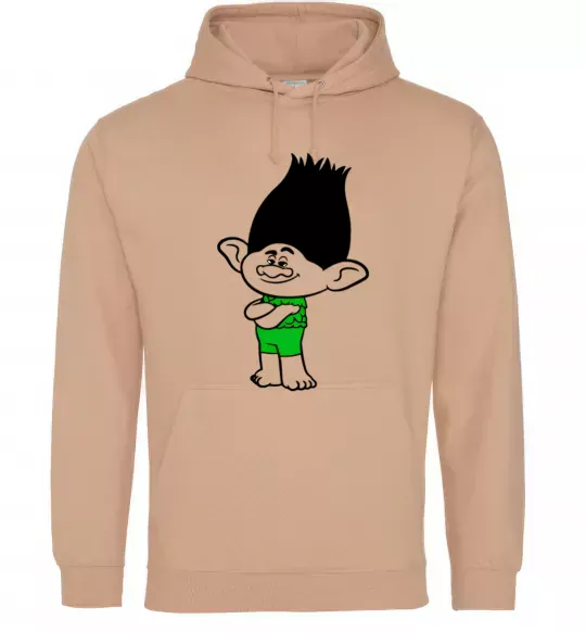 Женская толстовка (худи) Цветан Песочный фото