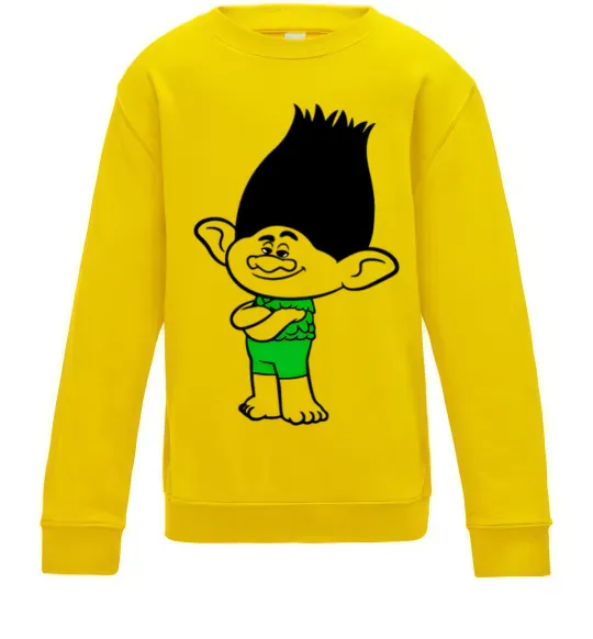 Детский Свитшот Цветан Солнечно желтый фото