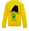 Детский Свитшот Цветан Солнечно желтый фото
