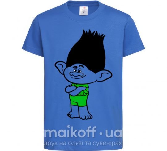 Детская футболка Цветан Ярко-синий фото