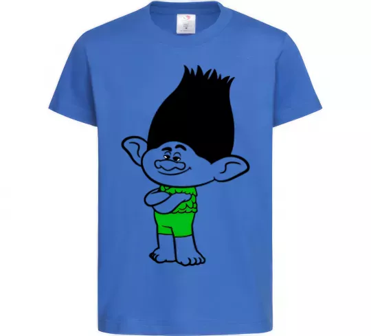 Дитяча футболка Цветан Яскраво-синій фото