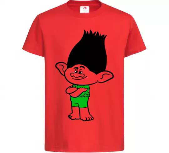 Дитяча футболка Цветан Червоний фото