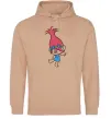 Чоловіча толстовка (худі) Розочка танцює Пісочний фото
