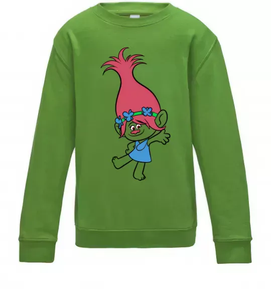 Детский Свитшот Розочка танцює Лаймовый фото