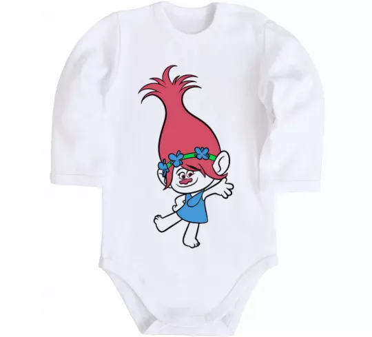 Детский боди Розочка танцює Белый фото