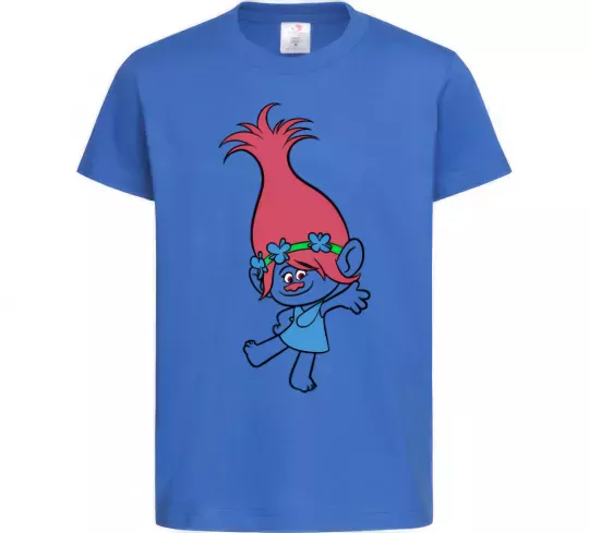 Дитяча футболка Розочка танцює Яскраво-синій фото