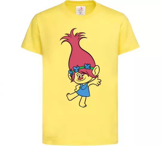 Дитяча футболка Розочка танцює Лимонний фото