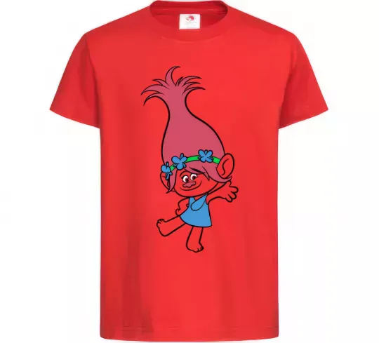 Дитяча футболка Розочка танцює Червоний фото