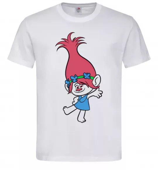 Мужская футболка Розочка танцює Белый фото