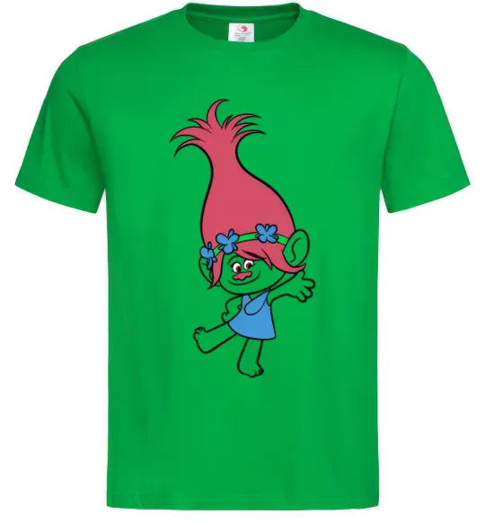 Мужская футболка Розочка танцює Зеленый фото