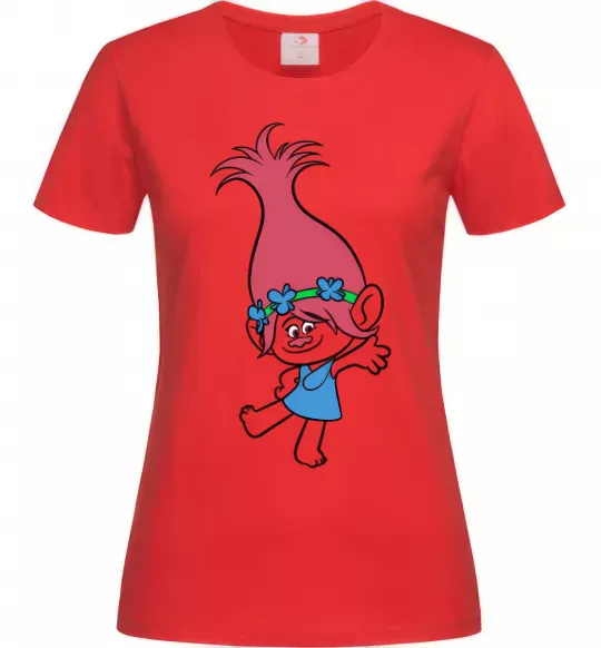 Женская футболка Розочка танцює Красный фото