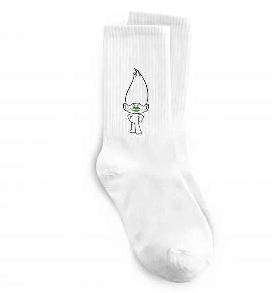 Носки Алмаз Белый фото