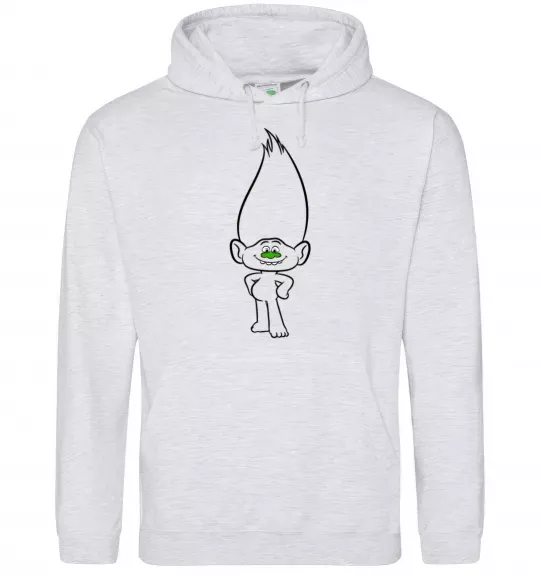 Чоловіча толстовка (худі) Алмаз Сірий меланж фото