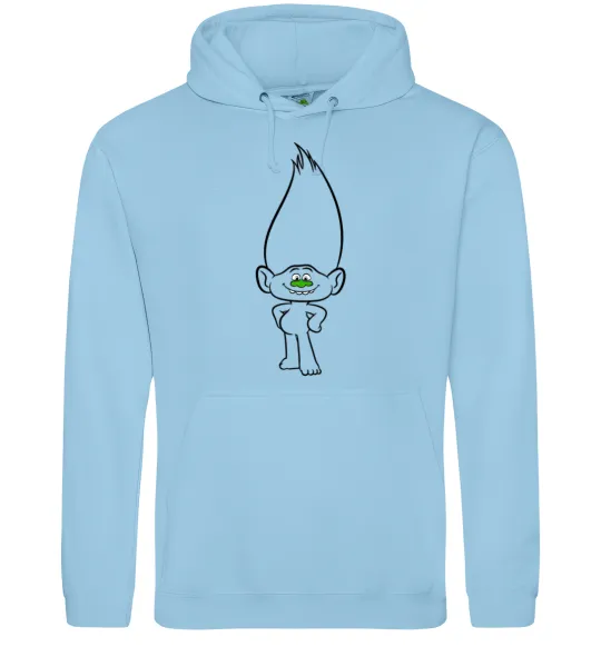 Мужская толстовка (худи) Алмаз Голубой фото