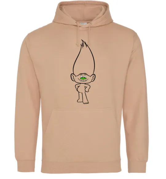 Женская толстовка (худи) Алмаз Песочный фото