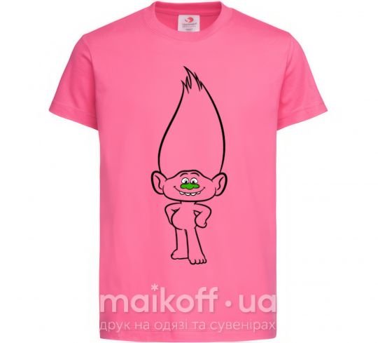 Детская футболка Алмаз Ярко-розовый фото