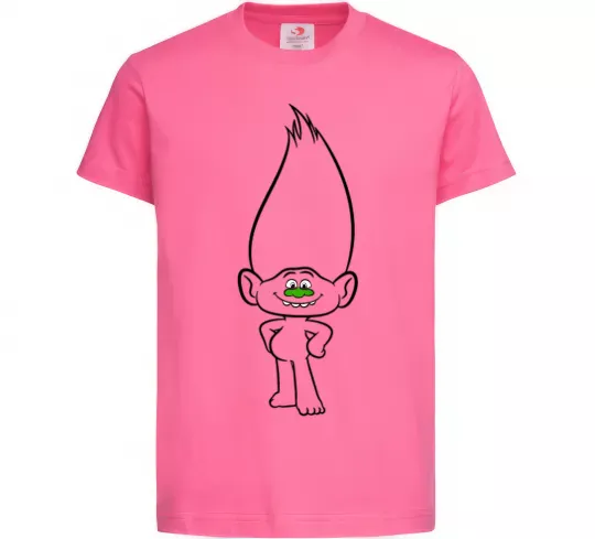 Дитяча футболка Алмаз Яскраво-рожевий фото