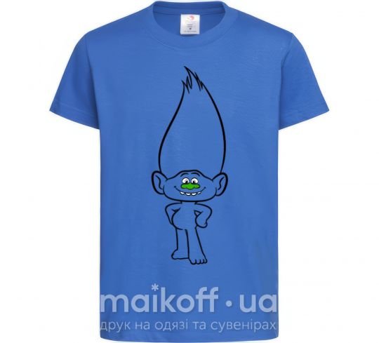 Дитяча футболка Алмаз Яскраво-синій фото
