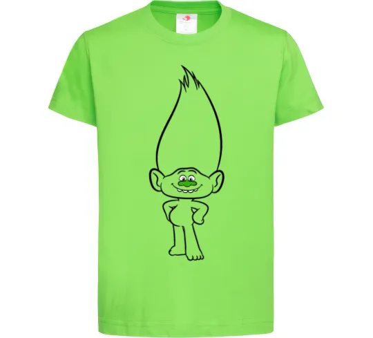 Дитяча футболка Алмаз Лаймовий фото