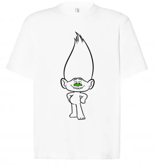 Футболка Оверсайз Алмаз Белый фото