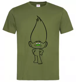 Мужская футболка Алмаз Оливковый фото