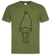 Мужская футболка Алмаз Оливковый фото