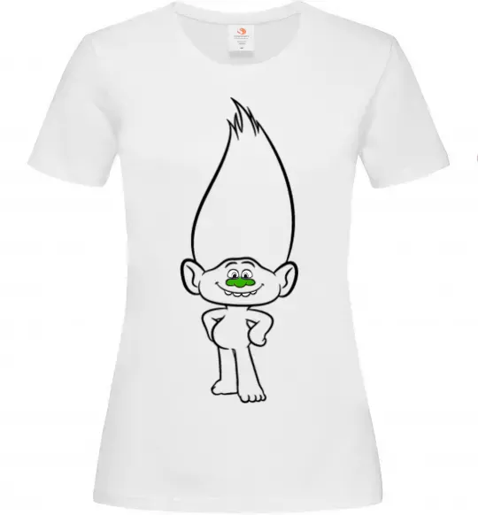 Жіноча футболка Алмаз Білий фото