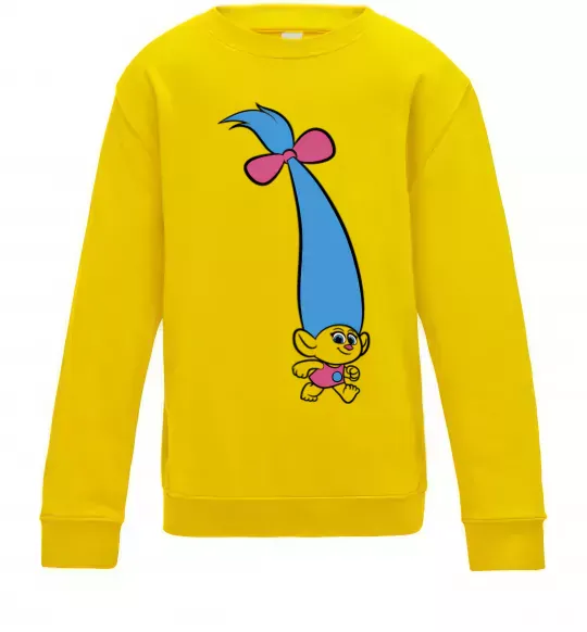 Детский Свитшот Кроха Солнечно желтый фото