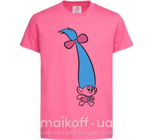Дитяча футболка Кроха Яскраво-рожевий фото