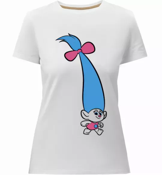 Женская премиум футболка Кроха Белый фото