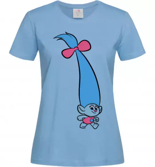 Жіноча футболка Кроха Блакитний фото