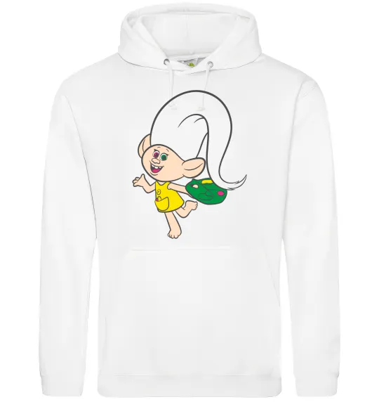 Женская толстовка (худи) Харпер Белый фото