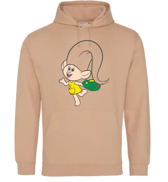 Женская толстовка (худи) Харпер Песочный фото