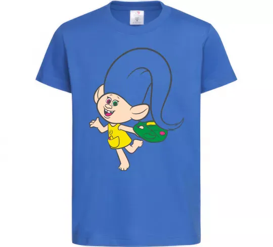 Дитяча футболка Харпер Яскраво-синій фото