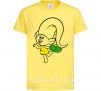 Дитяча футболка Харпер Лимонний фото