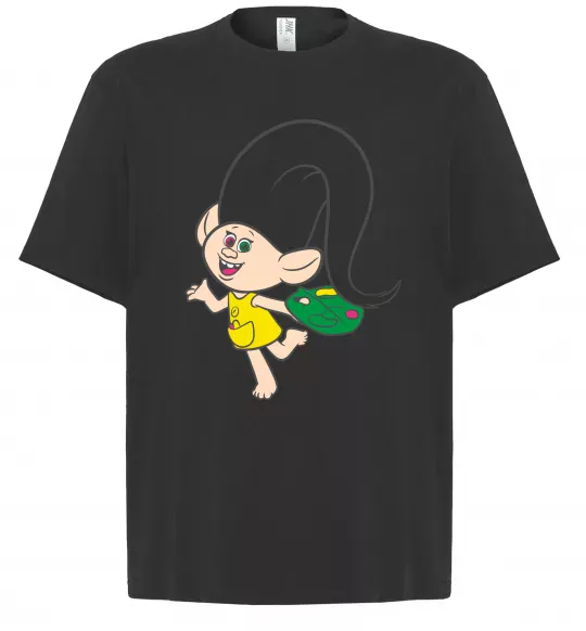 Футболка Оверсайз Харпер Чорний фото