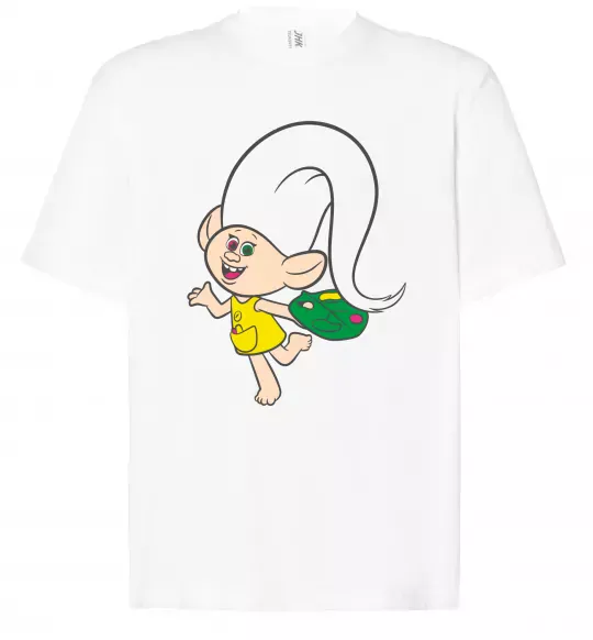 Футболка Оверсайз Харпер Білий фото