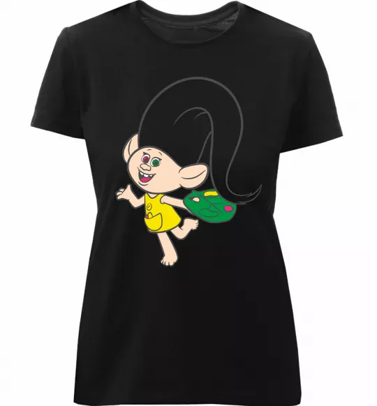 Женская премиум футболка Харпер Черный фото